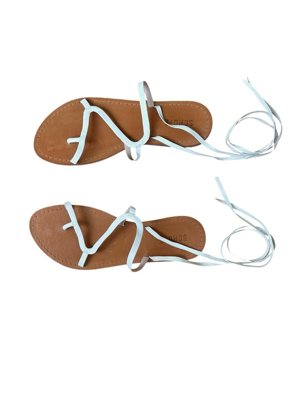 Schutz Urkula Strappy Ankle Tie Sandals